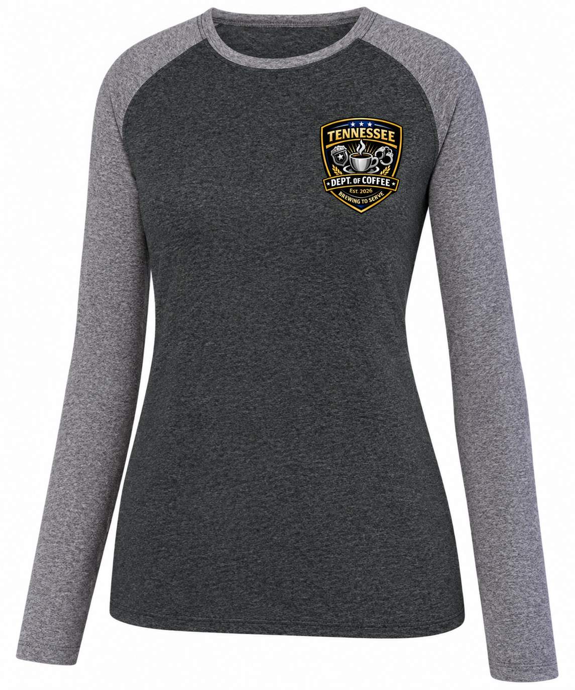 TN Dept of Coffee Women’s Performance Raglan Tee