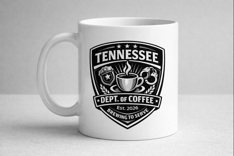 Tennessee Dept. of Coffee — 15 oz Ceramic Mug