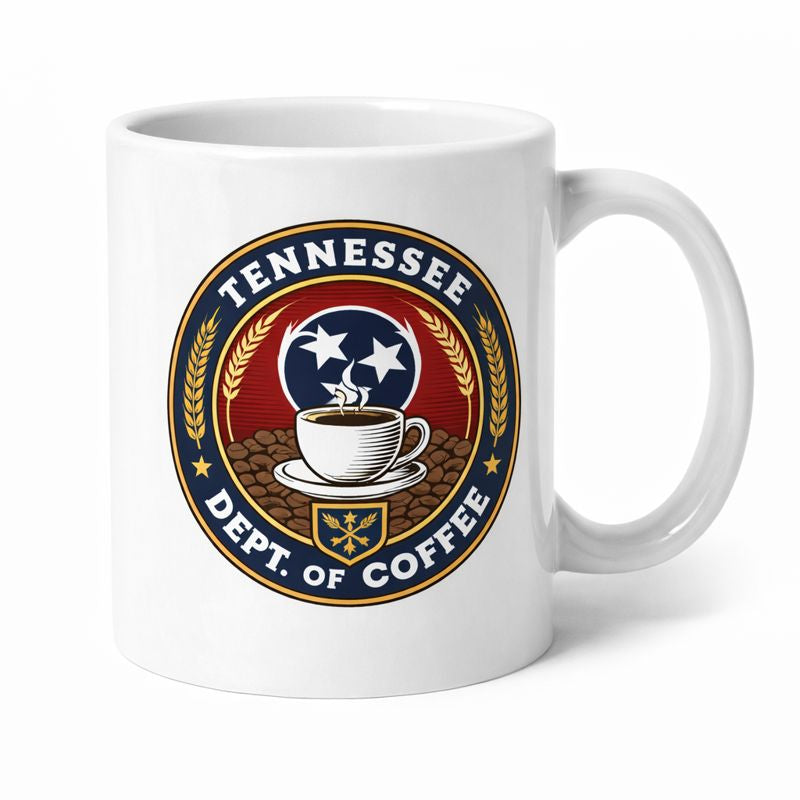 Tennessee Dept. of Coffee — 15 oz Ceramic Mug